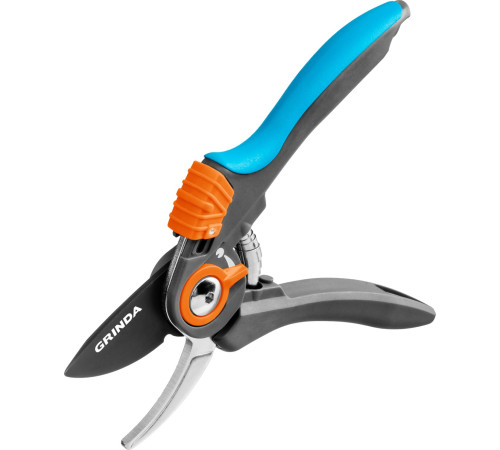 GRINDA P-59, 210 мм, тефлоновое покрытие, с двухкомпонентными рукоятками, плоскостной секатор, PROLine (423459) купить  в Сочи