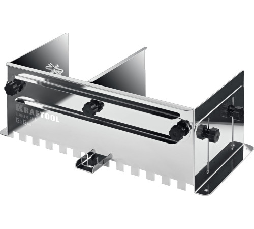KRAFTOOL BUNKER зуб 12*12 мм, до 600 мм, нерж. сталь, Раздвижная гребенка для плитки (0808-12) купить  в Сочи