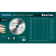 KRAFTOOL Precision, 140 х 20 мм, 36Т, пильный диск по дереву (36952-140-20) купить в Сочи