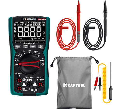 KRAFTOOL KM-700 цифровой мультиметр (59852) купить  в Сочи