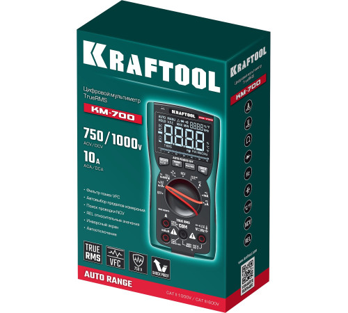 KRAFTOOL KM-700 цифровой мультиметр (59852) купить  в Сочи