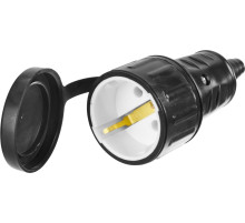 СИБИН 16А/220 В, IP44, розетка с крышкой (55186-B)