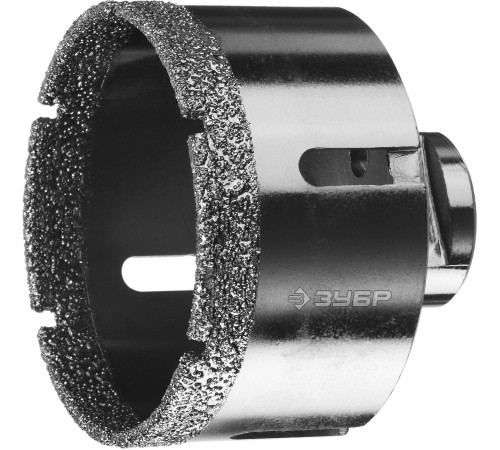 ЗУБР АВК, d 73 мм, (М14, 15 мм кромка), вакуумная алмазная коронка, Профессионал (29865-73) купить  в Сочи