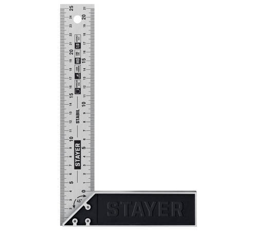 STAYER 250 мм, столярный угольник, Professional (3431-25) купить  в Сочи