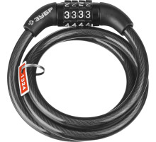 ЗУБР 950 мм, d 8 мм, кодовый, с неизменяемым кодом, тросовый замок (37267-95)