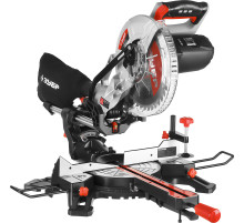 ЗУБР ЗПТ-255-1800 ПЛ пила торцовочная с протяжкой, d 255 х 30 мм, 1800 Вт