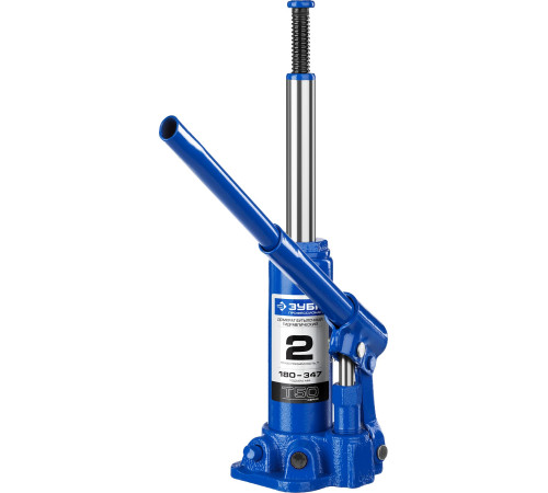 ЗУБР 2 т, 180 - 347 мм, бутылочный гидравлический домкрат, Профессионал (43060-2) купить  в Сочи