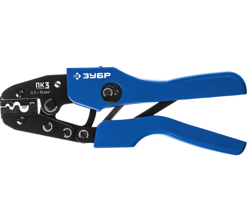 ЗУБР ПК-3, 0.5 - 10 мм2, пресс-клещи для медных наконечников и гильз, Профессионал(45456-3) купить  в Сочи