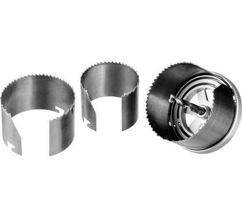 ЗУБР 3 шт, (60-67-74-83-95 x 32 мм), наборная кольцевая пила по дереву (29595-H3-42) купить  в Сочи