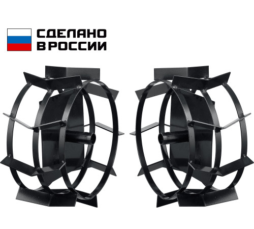 ЗУБР ГР-2, 430х200 мм, 2 шт., грунтозацепы для мотоблоков (707105-2) купить  в Сочи