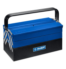 ЗУБР ЯРУС-5/17, 430 х 210 х 205 мм, (17″), Металлический раздвижной ящик для инструментов, Профессионал (38356-17)