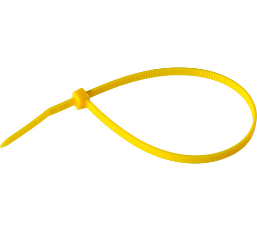 ЗУБР КС-Ж1, 3.6 x 200 мм, нейлон РА66, 100 шт, желтые, кабельные стяжки, Профессионал (309050-36-200) купить  в Сочи