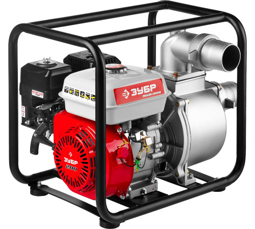 ЗУБР 1000 л/мин, мотопомпа бензиновая (ЗБМП-1000) купить  в Сочи