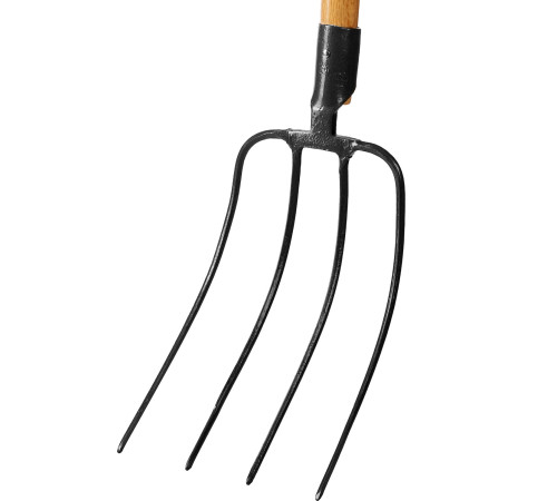 GRINDA 315 x 220 x 1500 мм, антикор. покрытие, закалено, деревянный черенок высш. сорт, вилы для компоста, PROLine (39729) купить  в Сочи