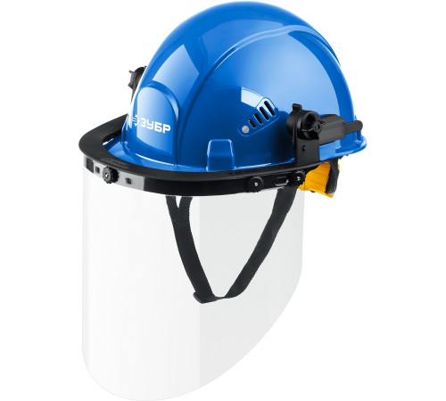 ЗУБР ЗАСЛОН, экран 220 х 385 мм, поликарбон 2 мм, защитный лицевой щиток для крепления на каске, Профессионал (110853) купить  в Сочи