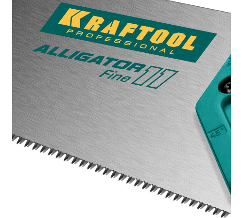 KRAFTOOL Alligator Fine 11, 400 мм, ножовка для точного реза (15203-40) купить  в Сочи