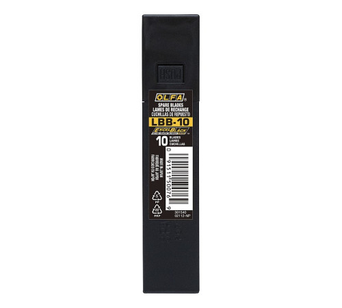 OLFA EXCEL BLACK, 18 мм, 10 шт, в боксе, сегментированные лезвия (OL-LBB-10) купить в Сочи OLFA EXCEL BLACK, 18 мм, 10 шт, в боксе, сегментированные лезвия (OL-LBB-10) купить в Сочи