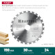 KRAFTOOL Fast, 190 х 30 мм, 24Т, пильный диск по дереву (36950-190-30) купить в Сочи