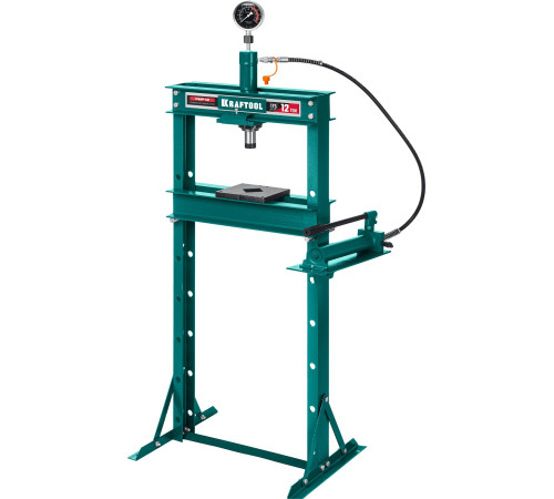 KRAFTOOL PMP-12, 12 т, гидравлический пресс с гидронасосом и манометром (43472-12) купить  в Сочи