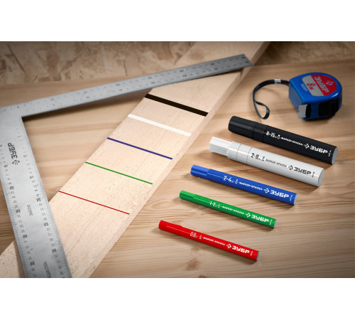 ЗУБР МК-1500 зеленый, 8-15 мм маркер-краска (06329-4) купить  в Сочи