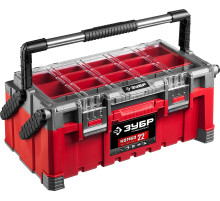 ЗУБР КОМБО-22, 567 х 314 х 245 мм, (22″), пластиковый ящик для инструментов, Профессионал (38138-22)