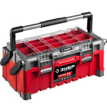 ЗУБР КОМБО-22, 567 х 314 х 245 мм, (22″), пластиковый ящик для инструментов, Профессионал (38138-22)