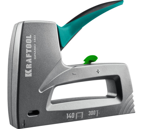 KRAFTOOL GRAND-140, тип 140 (G/11/57) 20GA (6 - 14 мм)/300 (16), алюминиевый рессорный степлер (3194) купить  в Сочи