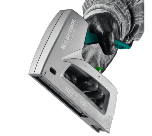 KRAFTOOL GRAND-140, тип 140 (G/11/57) 20GA (6 - 14 мм)/300 (16), алюминиевый рессорный степлер (3194) купить  в Сочи