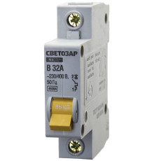 СВЕТОЗАР 1P, 32А, B, 4.5кА, автоматический выключатель (49050-32-B)