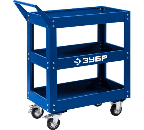 ЗУБР 820 х 405 х 955 мм, инструментальная тележка с 3 полками, Профессионал (38913) купить  в Сочи