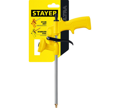 STAYER Ultra, нейлоновый пистолет для монтажной пены (06860) купить в Сочи STAYER Ultra, нейлоновый пистолет для монтажной пены (06860) купить в Сочи