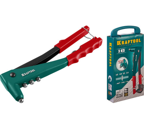 KRAFTOOL X-3, 2.4 - 4.8 мм, литой заклепочник в кейсе (31170-H6) купить в Сочи KRAFTOOL X-3, 2.4 - 4.8 мм, литой заклепочник в кейсе (31170-H6) купить в Сочи