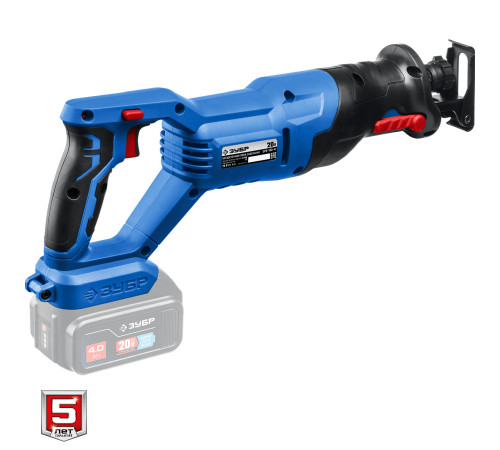 ЗУБР Т7, 20 В, 180 мм, без АКБ, бесщеточная пила сабельная, Профессионал (SPB-180) купить  в Сочи