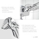 KRAFTOOL Vise-Wrench, 300 мм, клещи переставные-гаечный ключ (22068) купить в Сочи