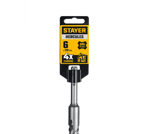 STAYER HERCULES-4Х 6x210 мм, SDS-plus бур (29290-210-06) купить в Сочи STAYER HERCULES-4Х 6x210 мм, SDS-plus бур (29290-210-06) купить в Сочи