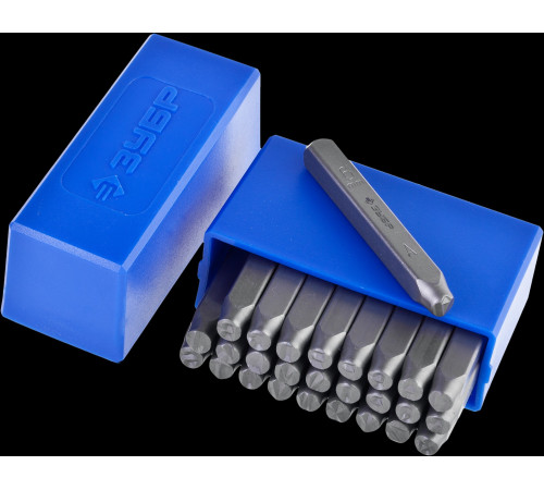 ЗУБР 6 мм, латиница, штамповочные буквенные клейма, Профессионал (21505-06) купить  в Сочи