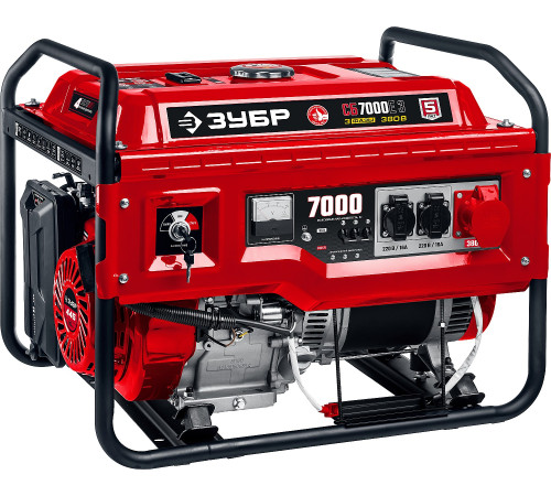 ЗУБР 7000 Вт, 380 / 220 В, бензиновый генератор с электростартером (СБ-7000Е-3) купить в Сочи ЗУБР 7000 Вт, 380 / 220 В, бензиновый генератор с электростартером (СБ-7000Е-3) купить в Сочи