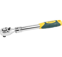 KRAFTOOL 1/2″, 72 зубца, телескопическая трещотка для торцовых головок, Pro (27798-1/2)
