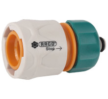 RACO ORIGINAL, 1/2″, с автостопом, для шланга, из ABS пластика, быстросъемный соединитель (4250-55205C)