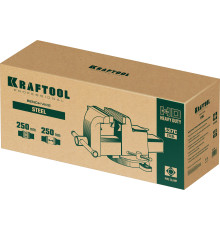 KRAFTOOL STEEL, 250 мм, стальные слесарные тиски (32701-250)