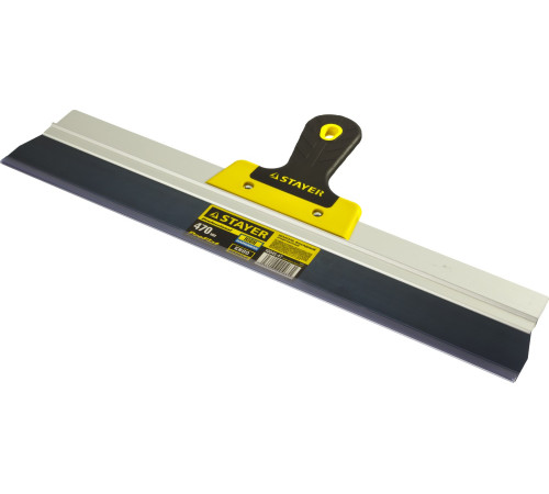 STAYER PROFlat, 470 мм, усиленная алюминиевая направляющая, двухкомпонентная ручка, анодированный, фасадный шпатель, Professional (10045-47) купить  в Сочи