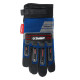 ЗУБР IMPACT р.XL (10), синие, профессиональные комбинированные перчатки, антивибрационные, противоударные, Профессионал (11476-XL) купить  в Сочи