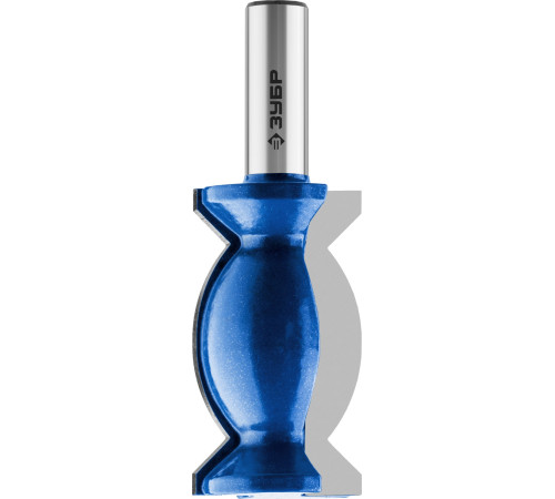 ЗУБР 32 x 57 мм, хвостовик 12 мм, фреза кромочная фигурная №9, Профессионал (28720-32) купить  в Сочи