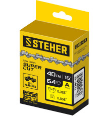 STEHER type A, шаг 0.325″, паз 1.5 мм, 64 звена, цепь для бензопил (75301-40)