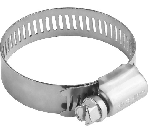 ЗУБР НХ-12П, 16 - 32 мм, просечная лента 12.7 мм, 100 шт, нержавеющий хомут, Профессионал (37815-016-32-100) купить  в Сочи