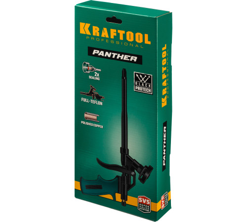 KRAFTOOL Panther, тефлоновый пистолет для монтажной пены (06855) купить в Сочи KRAFTOOL Panther, тефлоновый пистолет для монтажной пены (06855) купить в Сочи