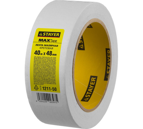 STAYER MAXTape 48 мм х 40 м, креповый, малярный скотч, MASTER (1211-50) купить в Сочи STAYER MAXTape 48 мм х 40 м, креповый, малярный скотч, MASTER (1211-50) купить в Сочи
