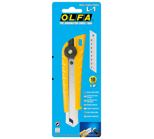 OLFA 18 мм, с выдвижным лезвием, нож (OL-L-1) купить в Сочи OLFA 18 мм, с выдвижным лезвием, нож (OL-L-1) купить в Сочи