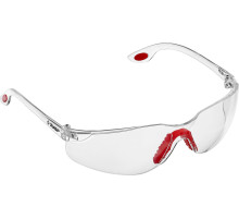 ЗУБР СПЕКТР 3, открытого типа, прозрачные, широкое моностекло, защитные очки (110315)