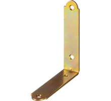 ЗУБР УМ-2.0, 75 x 75 x 17 x 2 мм, желтый цинк, узкий мебельный уголок (31031-75)